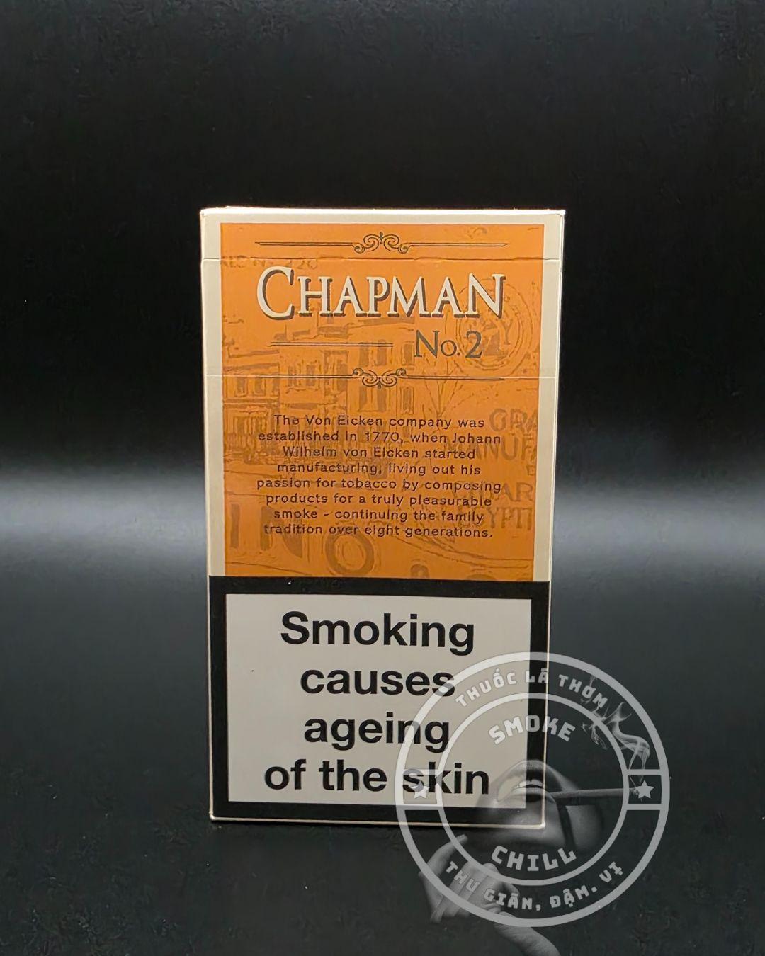 CHAPMAN N0.2 VANILLA ĐIẾU NHỎ-duoc-ban-tai-THUỐC LÁ THƠM SMOKE & CHILL