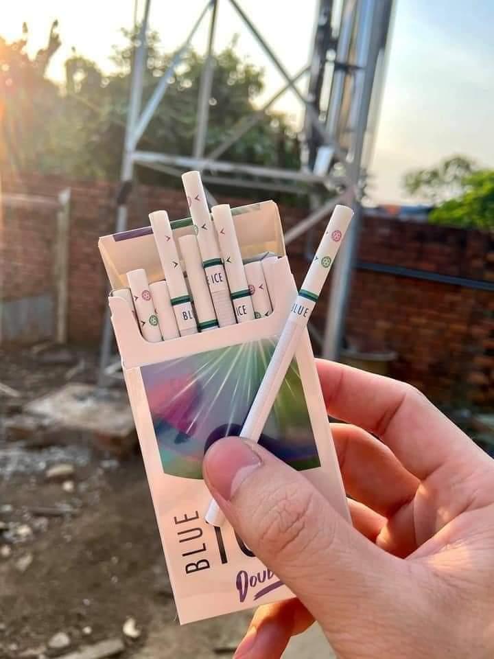 BLUE ICE DOUBLE BLAST-duoc-ban-tai-THUỐC LÁ THƠM SMOKE & CHILL