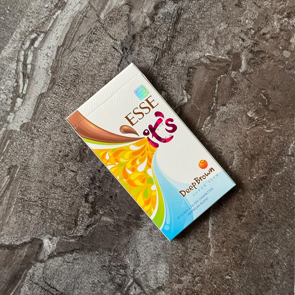 ESSE It's DEEP BROWN VỊ CHOCOLATE ĐƯỜNG ĐEN-duoc-ban-tai-THUỐC LÁ THƠM SMOKE & CHILL
