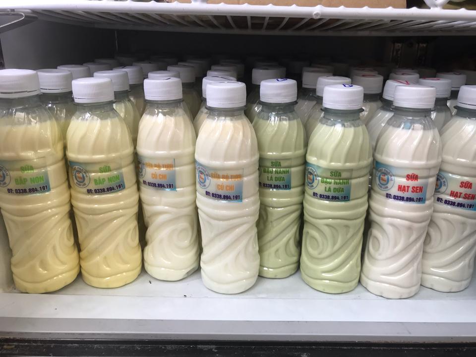 Sữa đậu nành lá dứa-duoc-ban-tai-Yaourt phômai nhà làm -thủy