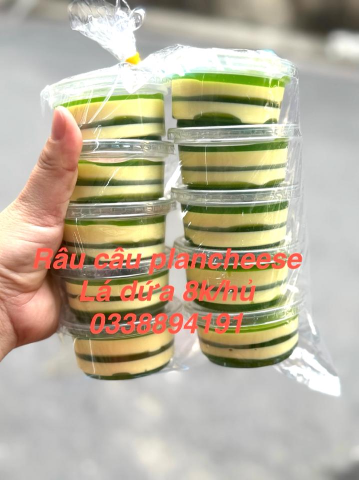 Rau câu plan cheesse lá dứa-duoc-ban-tai-Yaourt phômai nhà làm -thủy