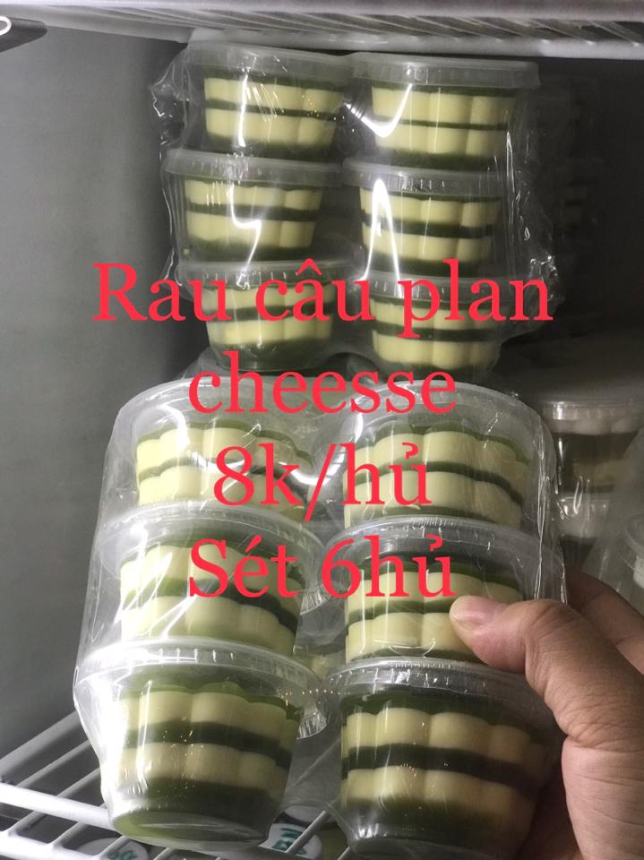 Rau câu plan cheesse lá dứa-duoc-ban-tai-Yaourt phômai nhà làm -thủy
