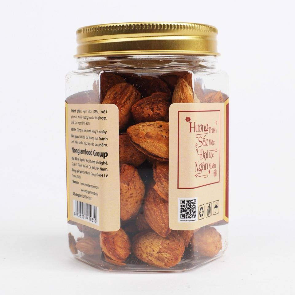 Hạnh Nhân Mỹ Rang Bơ NLF Hũ 120gr (DR0070-L01)-duoc-ban-tai-Minh Phát Emart