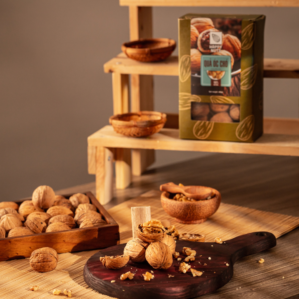 Quả óc chó vàng Happy Nuts 400gr (DR0095-L01)-duoc-ban-tai-Minh Phát Emart