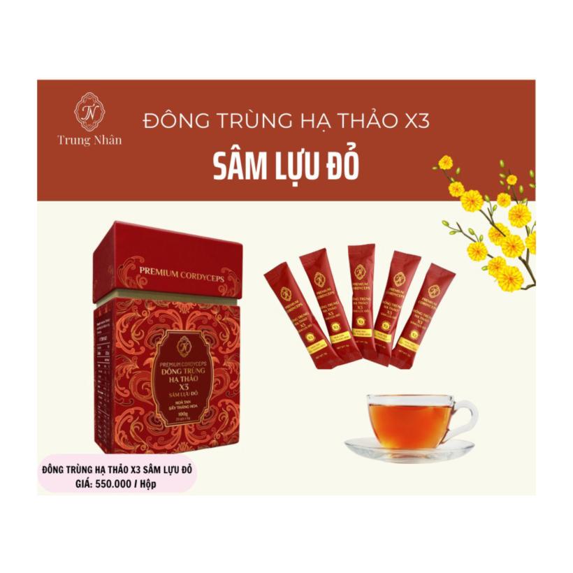 Đông trùng hạ thảo X3 Sâm lựu đỏ (kèm túi) (DR0133-L01)-duoc-ban-tai-Minh Phát Emart