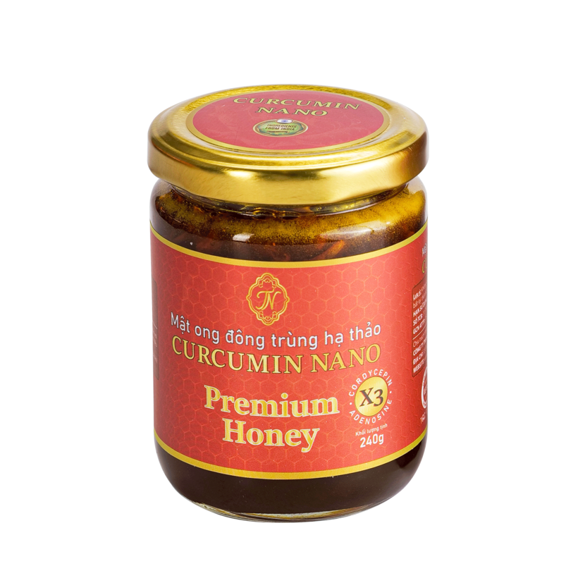 Mật ong đông trùng hạ thảo Curcumin nano 240gr (DR0135-L01)-duoc-ban-tai-Minh Phát Emart