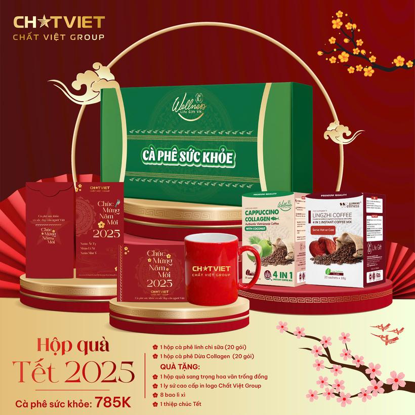 Hộp quà tết 2025 - Cà phê sức khỏe (DR0119-L01)-duoc-ban-tai-Minh Phát Emart