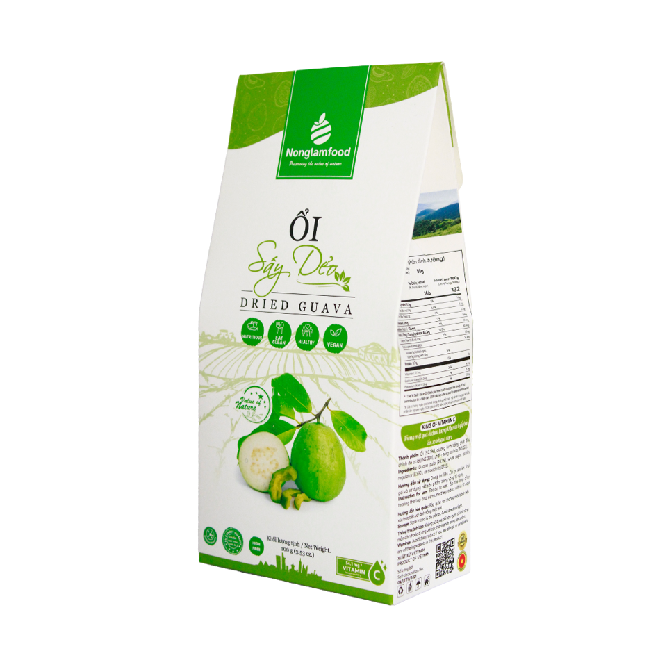Ổi Sấy Dẻo Nonglamfood Hộp 100g (DR0079-L01)-duoc-ban-tai-Minh Phát Emart