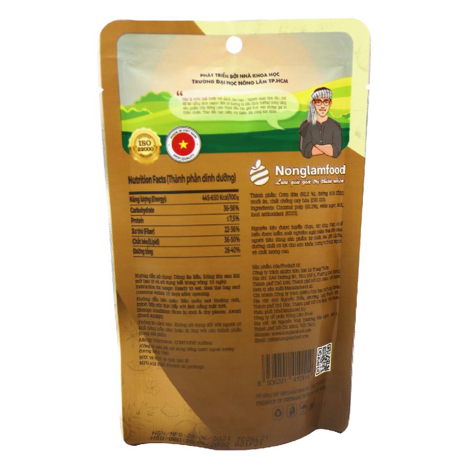 Dừa Sấy Giòn Nonglamfood Túi 45g (DR0049-L01)-duoc-ban-tai-Minh Phát Emart