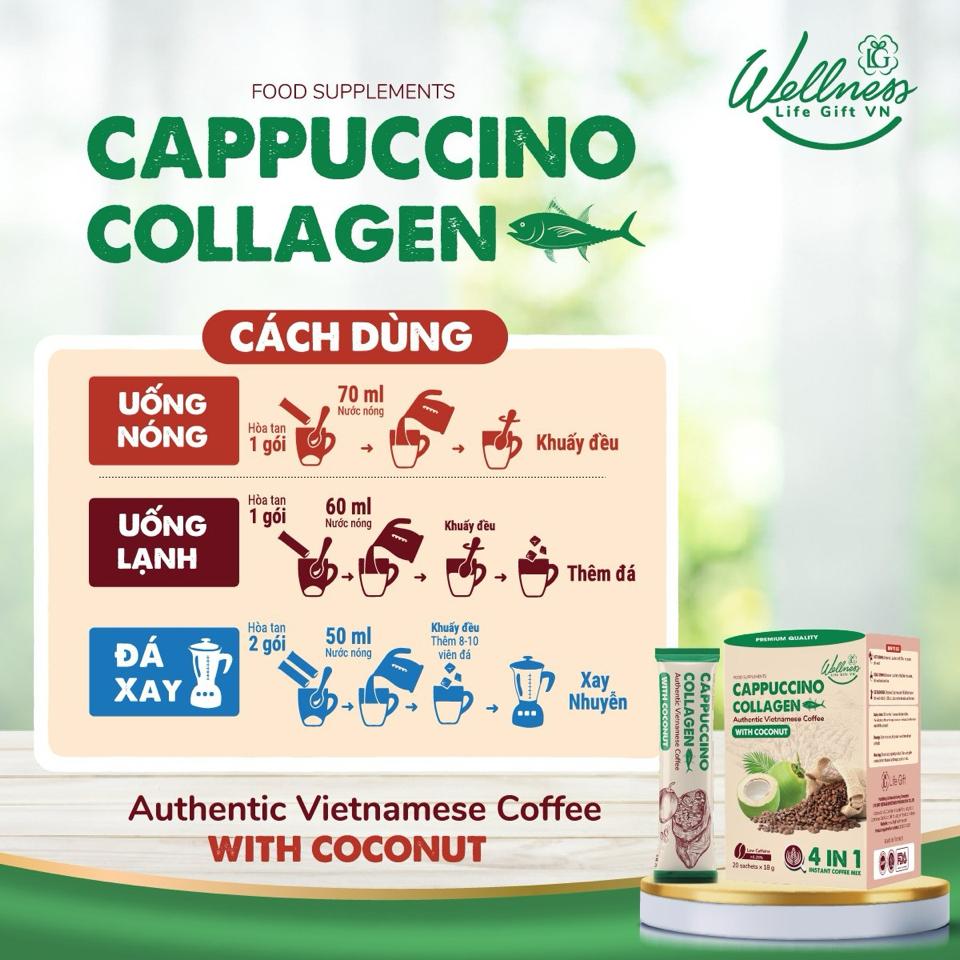 TPBS Cappuccino Collagen - Cà phê sức khỏe vị dừa collagen (DR0068-L01)-duoc-ban-tai-Minh Phát Emart