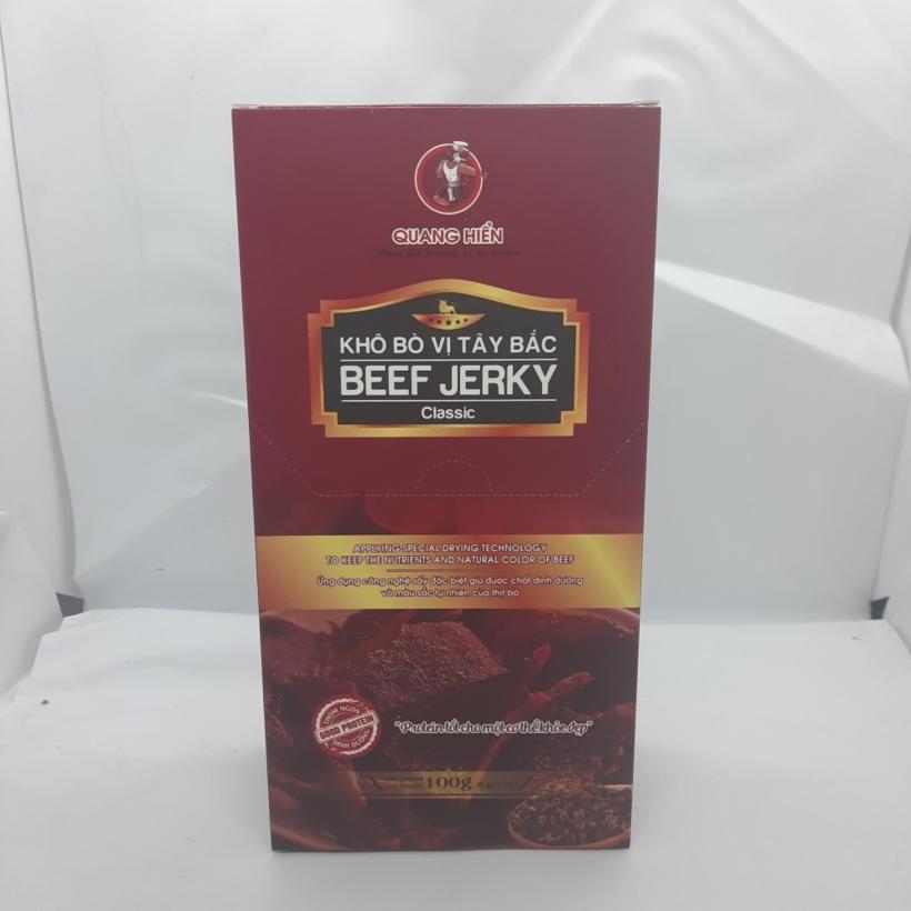 Khô bò vị Tây Bắc-Beef Jerky (Hộp 100gr) (DR0123-L01)-duoc-ban-tai-Minh Phát Emart