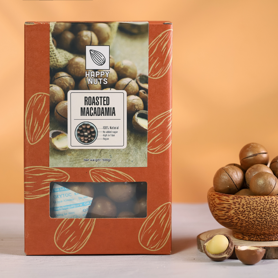 Hạt macca Úc nứt vỏ size 25/27 Happy Nuts 500gr (DR0081-L01)-duoc-ban-tai-Minh Phát Emart