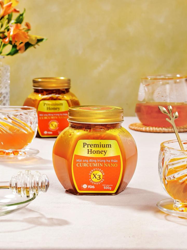 Mật ong đông trùng hạ thảo Curcumin Nano 500gr (DR0053-L01)-duoc-ban-tai-Minh Phát Emart