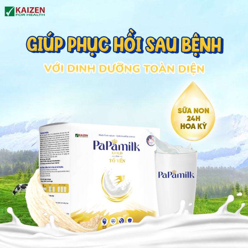 Sữa non tổ yến Papamilk Gold hỗ trợ xương khớp - Hộp 07 Gói (DR0143-L01)-duoc-ban-tai-Minh Phát Emart