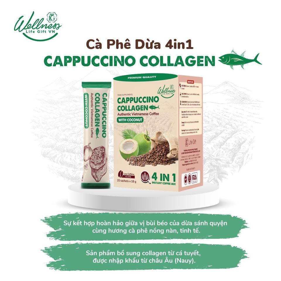 TPBS Cappuccino Collagen - Cà phê sức khỏe vị dừa collagen (DR0068-L01)-duoc-ban-tai-Minh Phát Emart