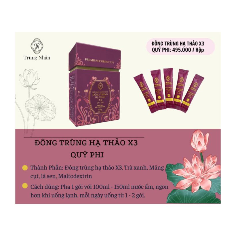 Đông trùng hạ thảo X3 Quý phi (kèm túi) (DR0129-L01)-duoc-ban-tai-Minh Phát Emart