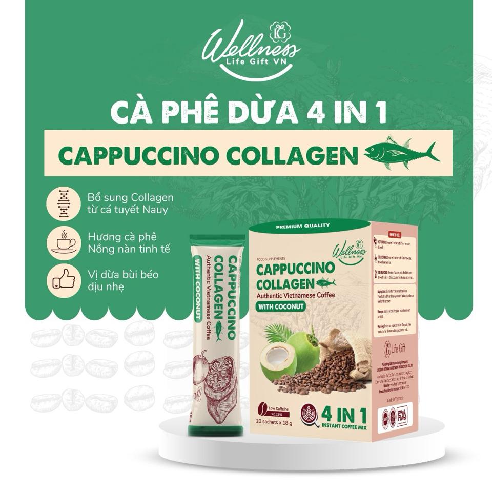 TPBS Cappuccino Collagen - Cà phê sức khỏe vị dừa collagen (DR0068-L01)-duoc-ban-tai-Minh Phát Emart