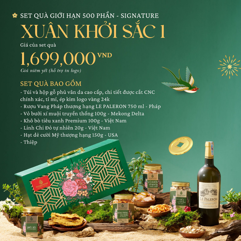 Hộp Quà Tết 2025 - Xuân Khởi Sắc 01 (kèm túi) (DR0076-L01)-duoc-ban-tai-Minh Phát Emart