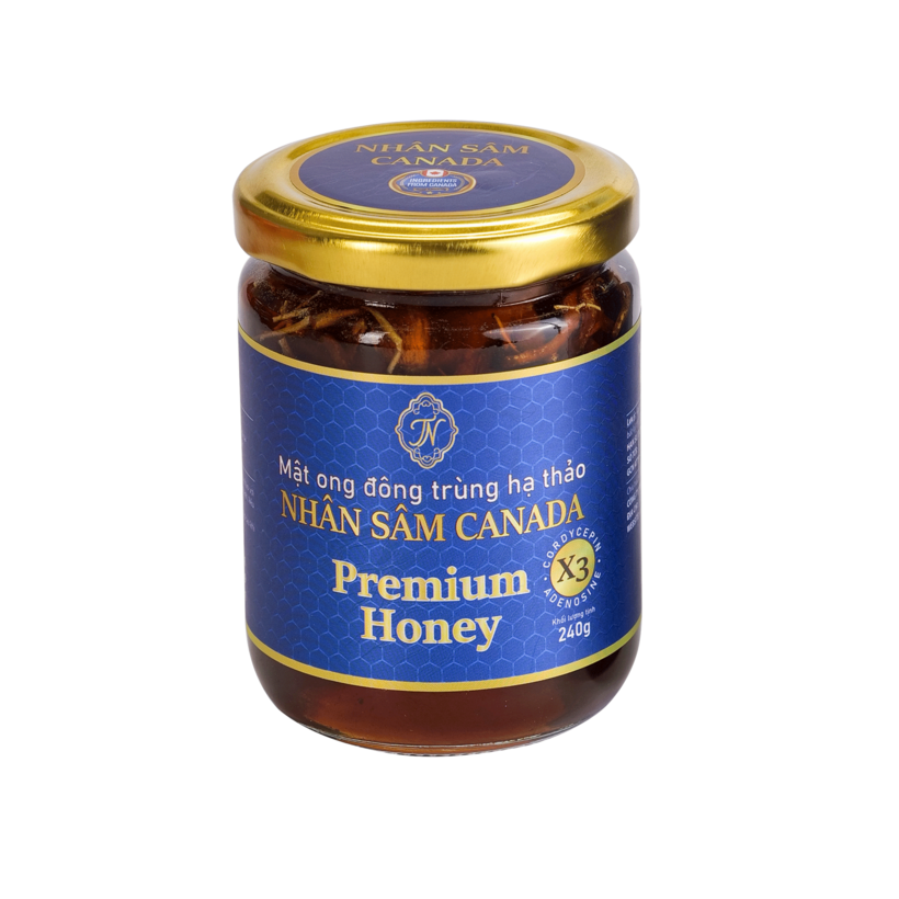 Mật ong đông trùng hạ thảo Nhân sâm Canada 240gr (DR0130-L01)-duoc-ban-tai-Minh Phát Emart