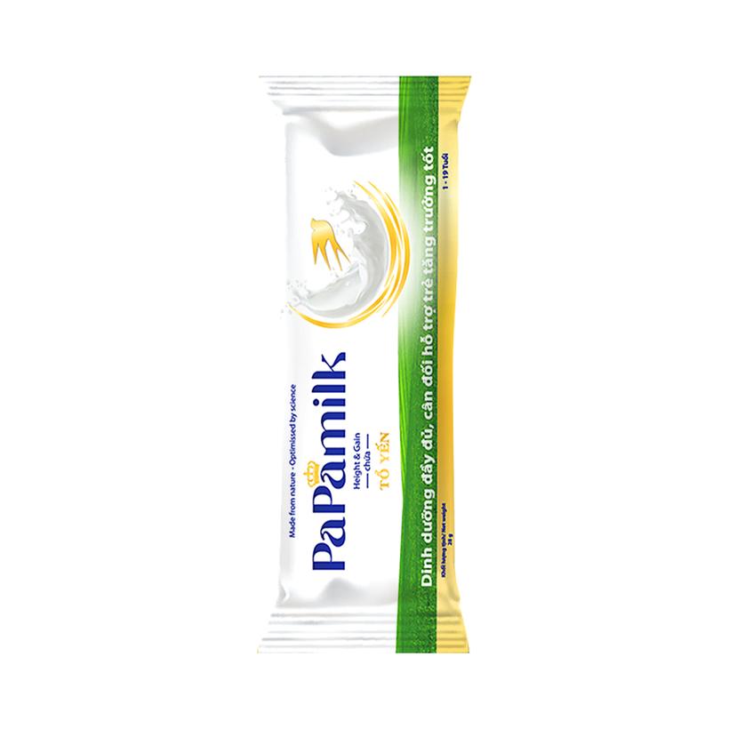 Sữa non tổ yến Papamilk Height & Gain giúp tăng cân tăng chiều cao cho Trẻ từ 1-19 tuổi - Hộp 14 Gói (DR0140-L01)-duoc-ban-tai-Minh Phát Emart