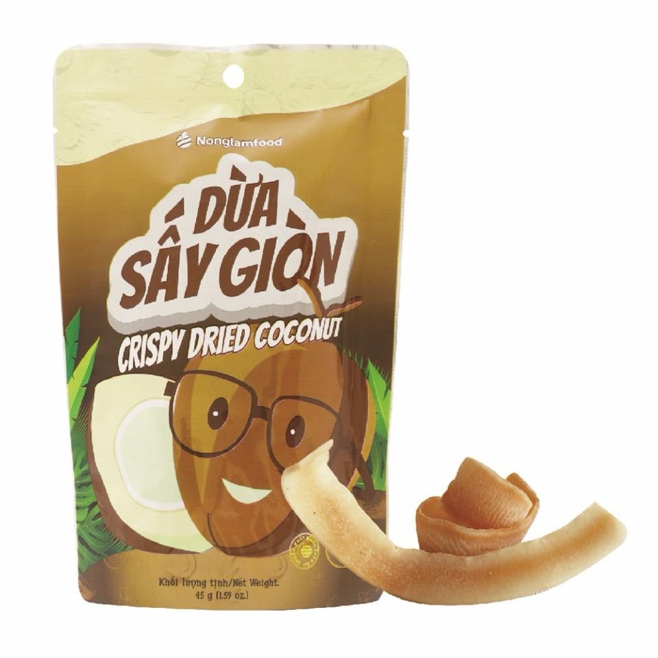 Dừa Sấy Giòn Nonglamfood Túi 45g (DR0049-L01)-duoc-ban-tai-Minh Phát Emart