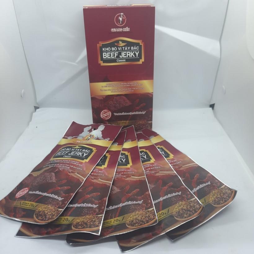 Khô bò vị Tây Bắc-Beef Jerky (Hộp 100gr) (DR0123-L01)-duoc-ban-tai-Minh Phát Emart