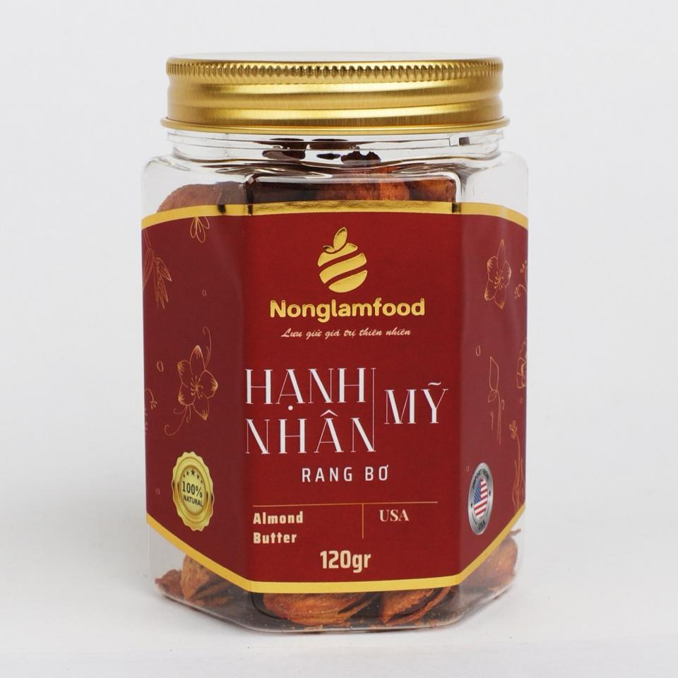 Hạnh Nhân Mỹ Rang Bơ NLF Hũ 120gr (DR0070-L01)-duoc-ban-tai-Minh Phát Emart