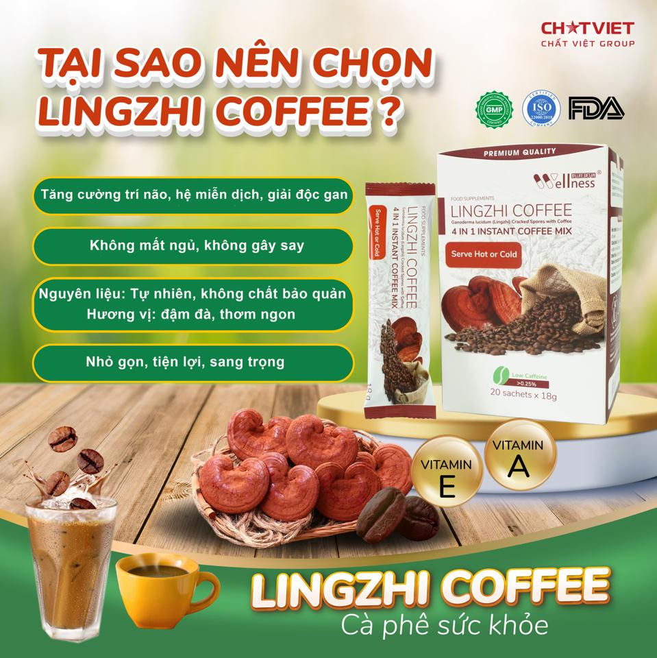 TPBS Lingzhi Coffee - Cà phê sức khỏe linh chi giúp tỉnh táo, hỗ trợ bảo vệ gan (DR0059-L01)-duoc-ban-tai-Minh Phát Emart
