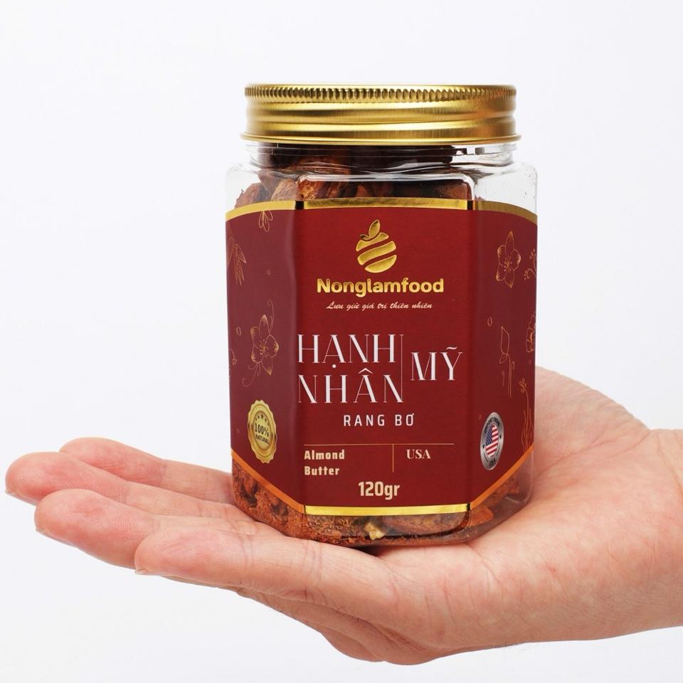 Hạnh Nhân Mỹ Rang Bơ NLF Hũ 120gr (DR0070-L01)-duoc-ban-tai-Minh Phát Emart