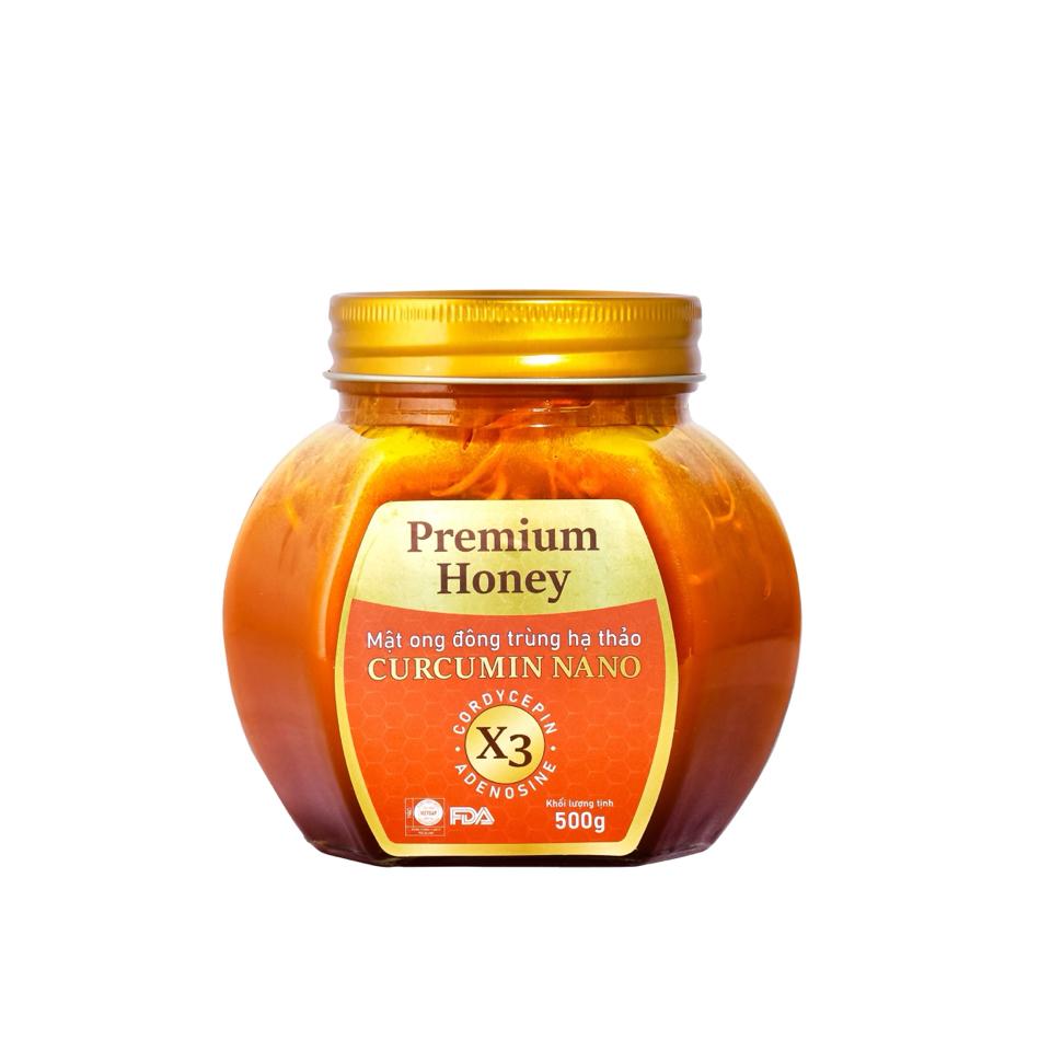 Mật ong đông trùng hạ thảo Curcumin Nano 500gr (DR0053-L01)-duoc-ban-tai-Minh Phát Emart