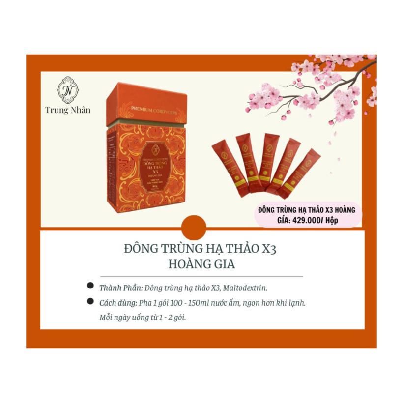 Đông trùng hạ thảo X3 Hoàng gia (kèm túi) (DR0132-L01)-duoc-ban-tai-Minh Phát Emart