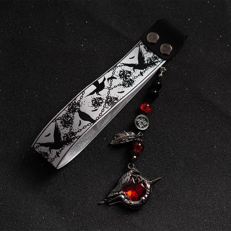 Dây đeo phím HE trắng ( quai đen )-duoc-ban-tai-KA Studio Q7