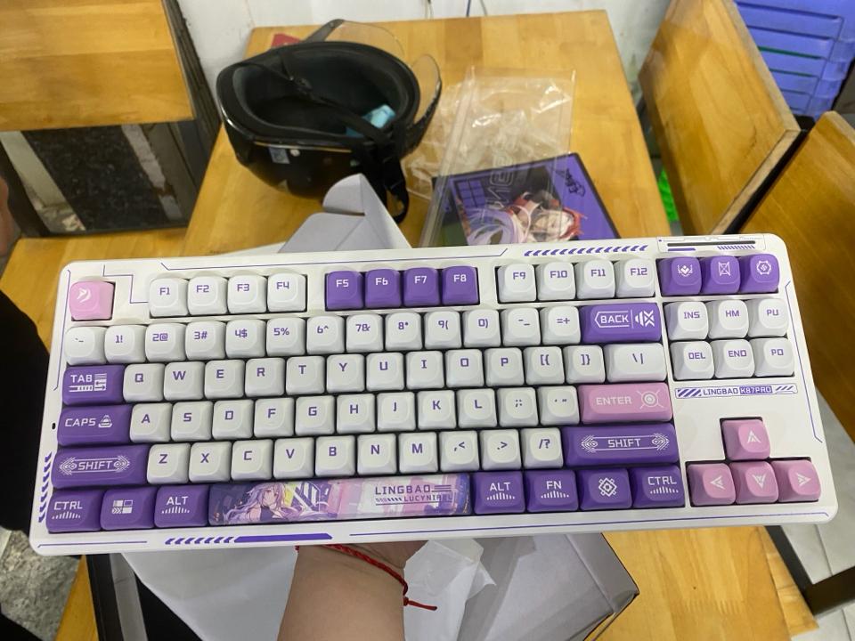 Bàn phím Lingbao K87 Pro tím-duoc-ban-tai-KA Studio Q7