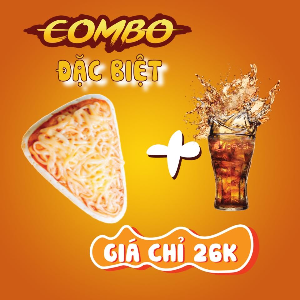 Combo Pizza TG nguyên bản + Nước-duoc-ban-tai-Bánh Mì Má Hải - An Nhơn
