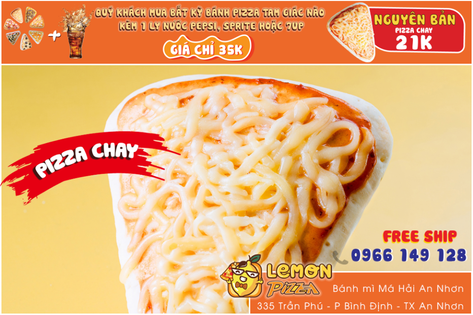 Pizza TG nguyên bản -duoc-ban-tai-Bánh Mì Má Hải - An Nhơn
