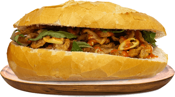 Bánh mì chả cá -duoc-ban-tai-Bánh Mì Má Hải - An Nhơn