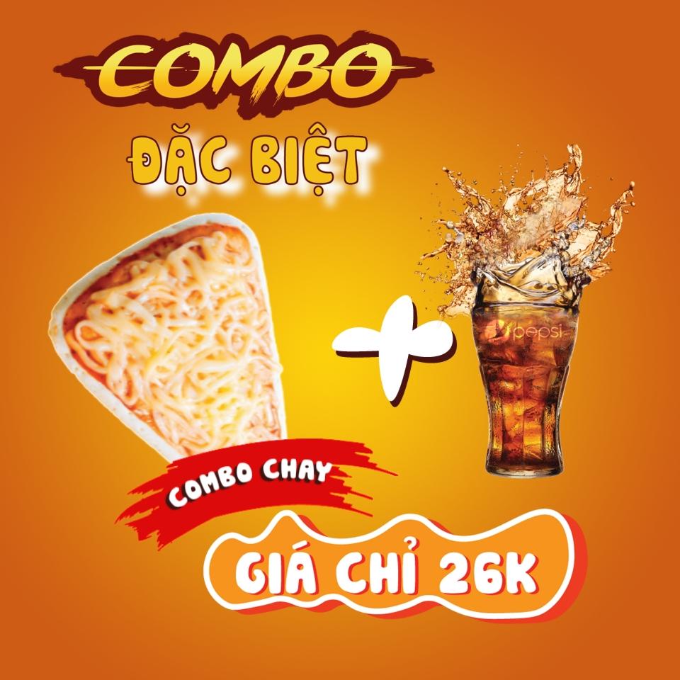 Combo Pizza TG nguyên bản + Nước-duoc-ban-tai-Bánh Mì Má Hải - An Nhơn