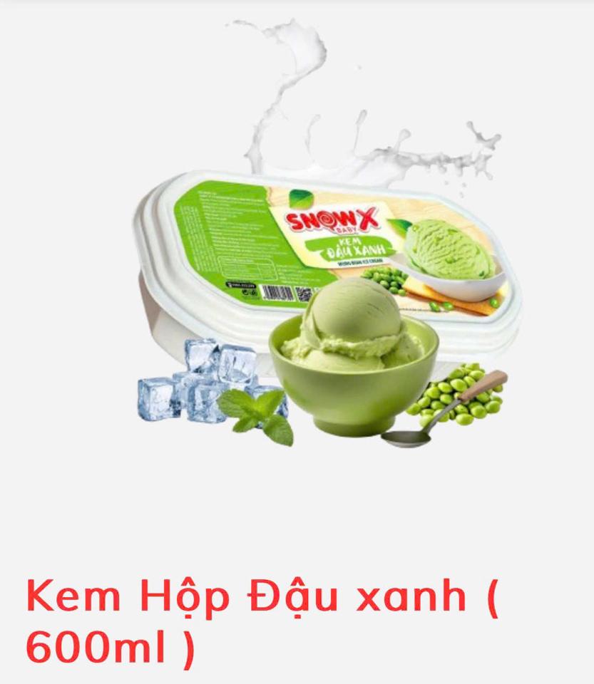 Kem hộp đậu xanh 600ml (tặng kèm 1 hộp ốc quế)-duoc-ban-tai-Happy Tổng Kho