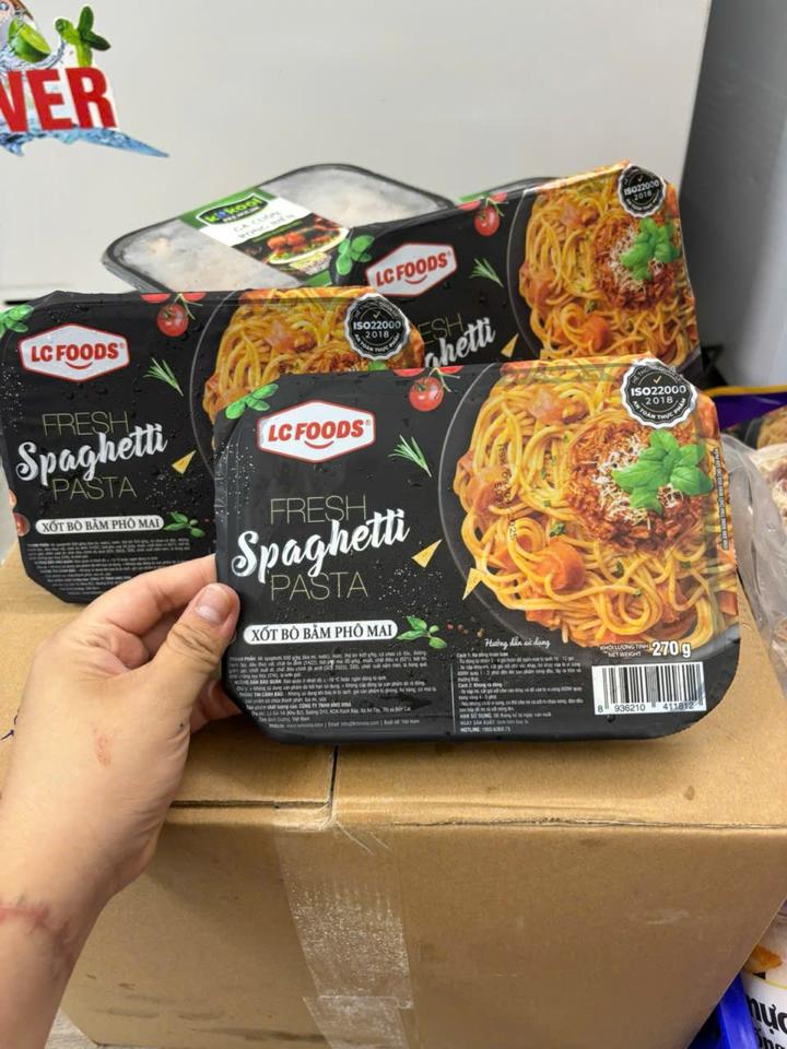 MÌ FRESH SPAGHETTI XỐT BÒ BẰM PHÔ MAI LC 270 G -duoc-ban-tai-Happy Tổng Kho