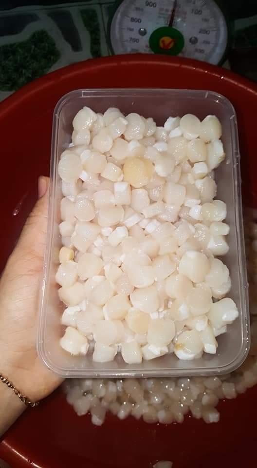 Cồi sò điệp trứng-duoc-ban-tai-Hải Sản Xuân Tiếng