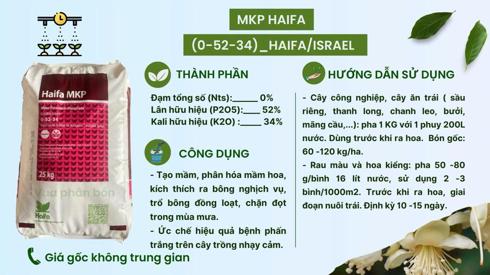 MKP HAIFA ISRAEL-duoc-ban-tai-Phân-Bón-Nông-Nghiệp