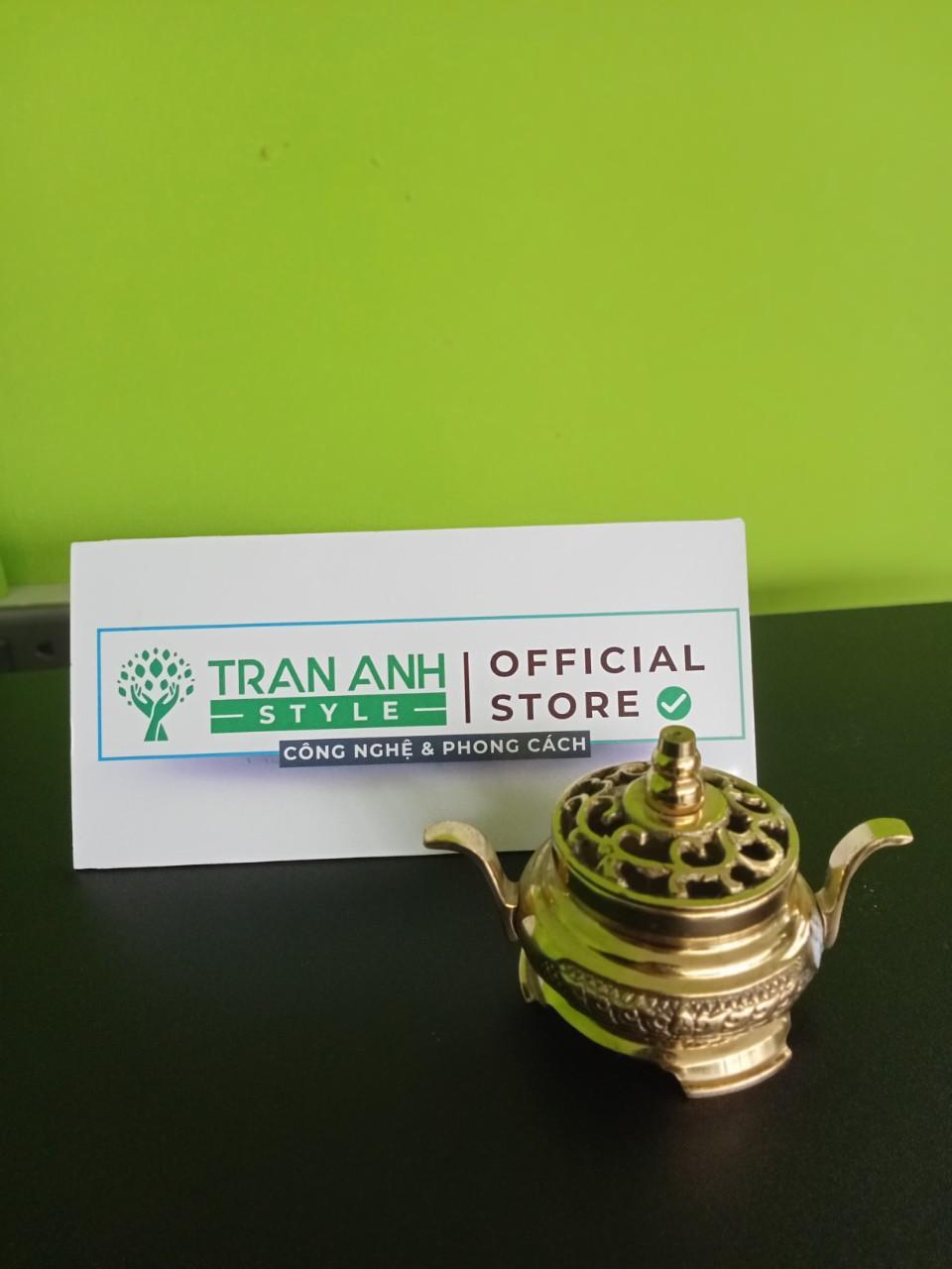 Lư đồng đốt trầm cao cấp-duoc-ban-tai-Trần Anh Style