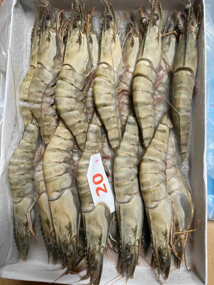 Tôm Sú Hộp size 25-duoc-ban-tai-CTy TNHH SX&XNK THỰC PHẨM XANH - HẢI PHÒNG