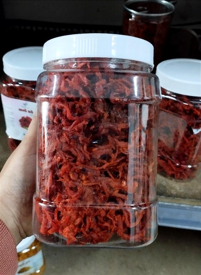 Bò sợi  / bò sợi lá chanh hũ 500gr-duoc-ban-tai-MIHO FOOD