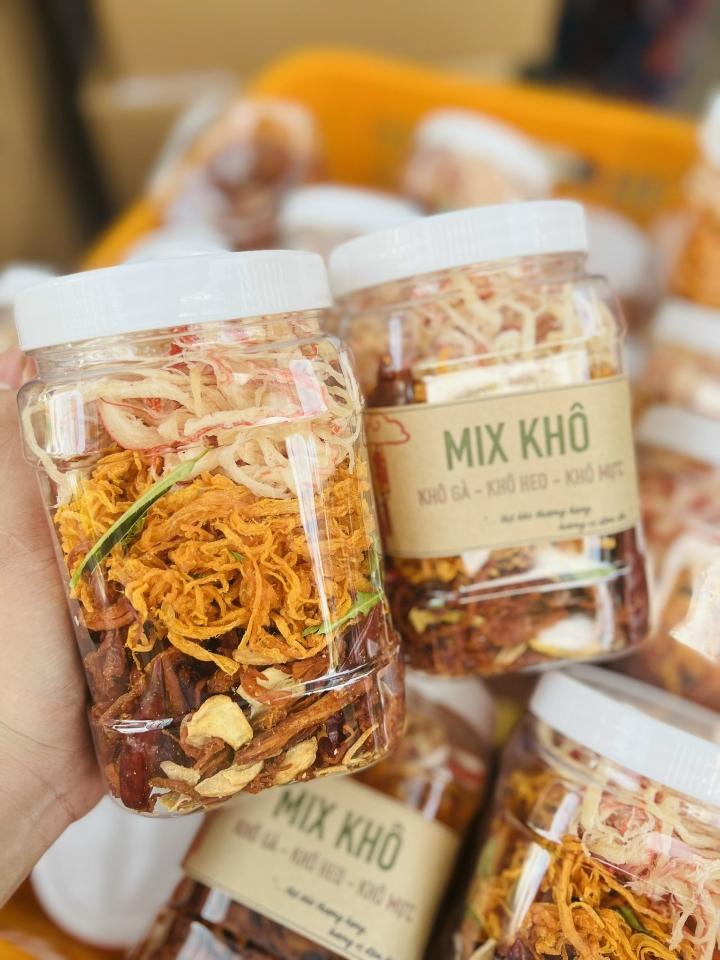 Khô mix 3 vị hũ 350gr-duoc-ban-tai-MIHO FOOD