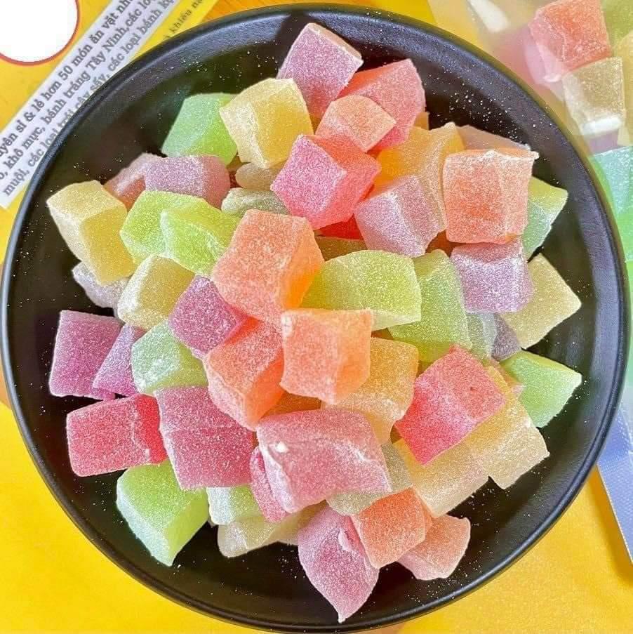 Kẹo dẻo dâu sữa hũ 450gr-duoc-ban-tai-MIHO FOOD