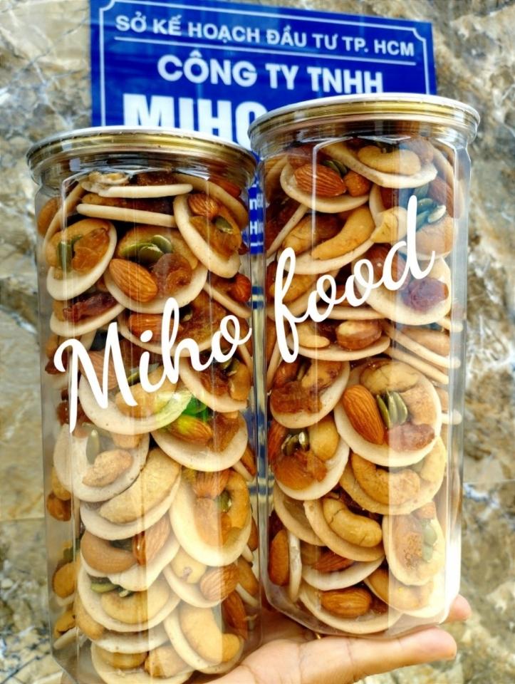 Bánh đồng tiền mix hạt hũ pet  450gr-duoc-ban-tai-MIHO FOOD