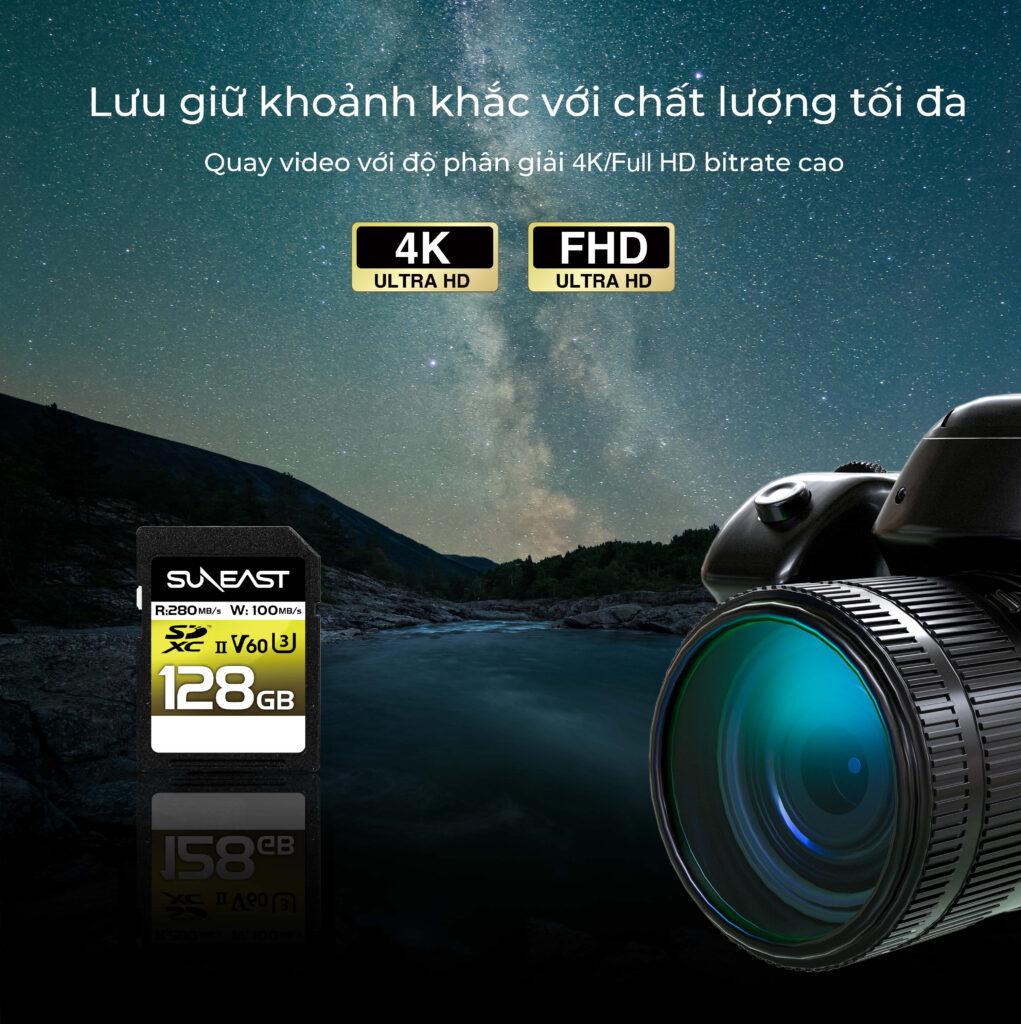 Thẻ nhớ SDXC SUNEAST ULTIMATE PRO 64GB (V60/UHS-II) - NEW-duoc-ban-tai-GOJI SHOP