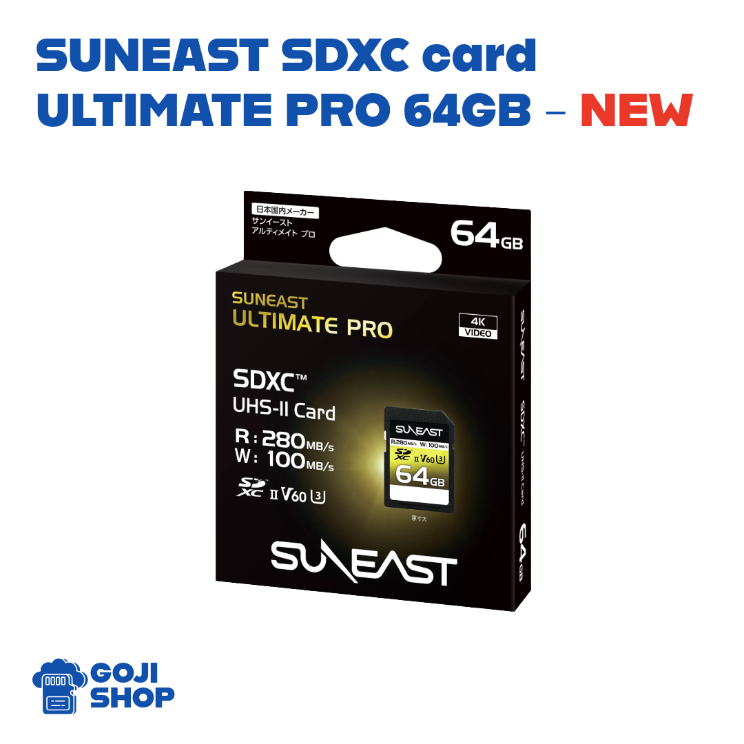 Thẻ nhớ SDXC SUNEAST ULTIMATE PRO 64GB (V60/UHS-II) - NEW-duoc-ban-tai-GOJI SHOP
