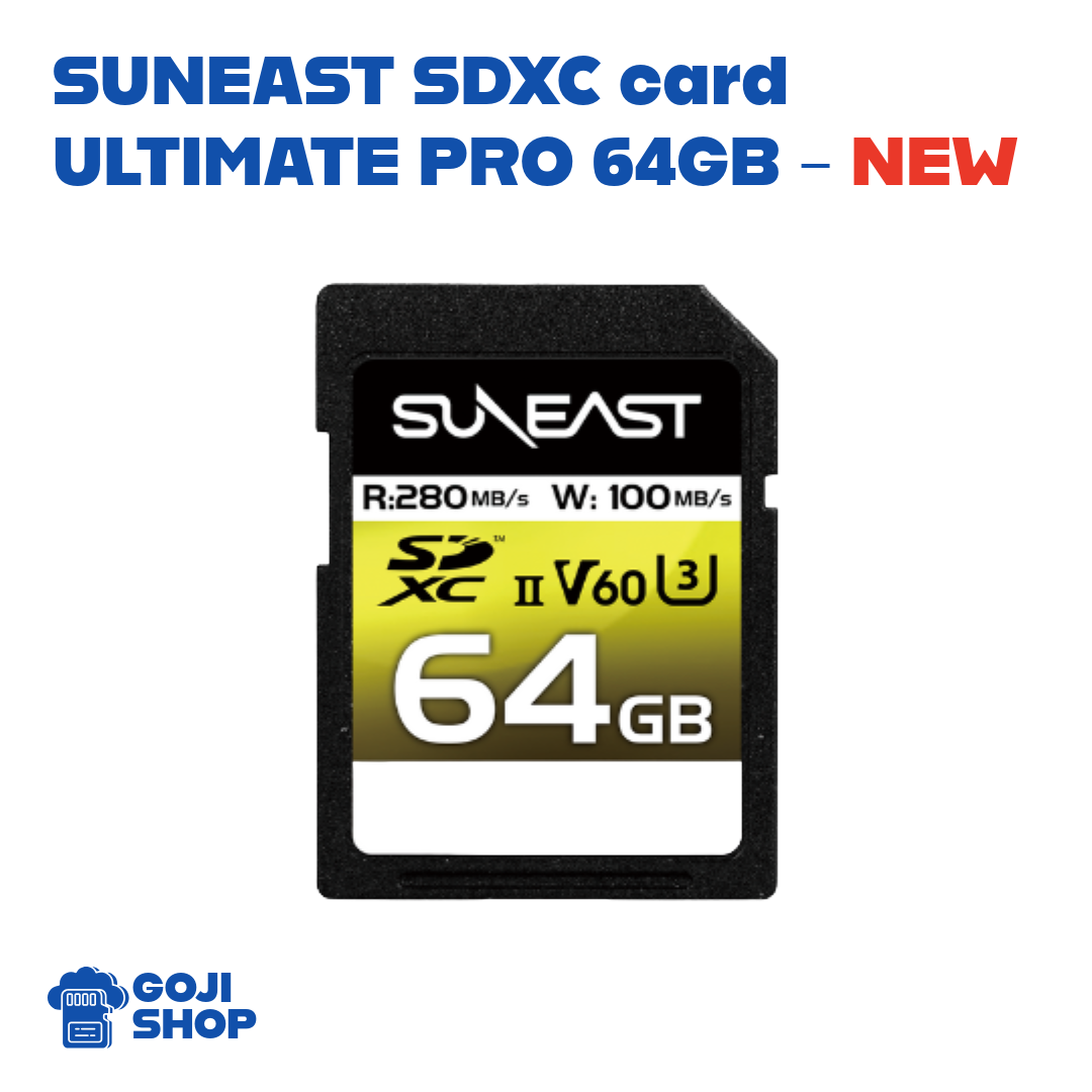 Thẻ nhớ SDXC SUNEAST ULTIMATE PRO 64GB (V60/UHS-II) - NEW-duoc-ban-tai-GOJI SHOP